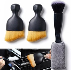 3 Pcs Exquisite Microfiber Duster Brushes Car Detailing Brushes Feather Duster