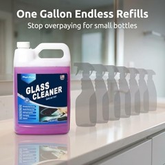 Car Glass Cleaner (1 Gallon) – Ammonia-Free Window 128 Fl Oz (Pack of 1)