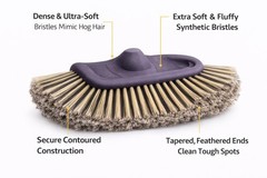 NogHair Wash Brush – 14″ Multi-Level Car Wash Brush TB-14X3CR – Soft Bristles…