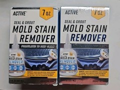 Lot Of 2 Active Seal & Grout Mold Stain Remover, 7 fl oz New In Box