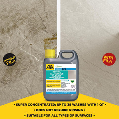 FILA Surface Care Solutions, CLEANER PRO, Neutral All Purpose Cleaner, Highly Co