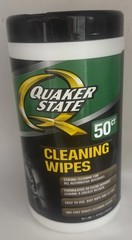 Quaker State Car Cleaning Wipes, Wipes for Interior and Car Exterior, 50 Wipes