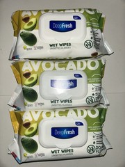 3 Pack DeepFresh Natural Series Wet Wipes Avocado 360 PCS