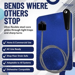 48″ Flexible Drain Cleaning Brush – Versatile Pipe & Line Snake