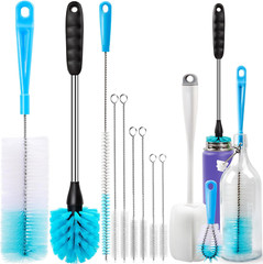 Bottle Brush Tube Cleaning Set, Long Handle Bottle Cleaner for Washing Narrow