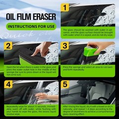 1/2/3PCS Car Oil Film Remover 150ml Windshield Cleaning Brush