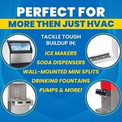 AC Drain Cleaner 128oz Case of 4 Fast Acting HVAC Clog Remover Pump Safe New