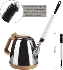 ALINK 8-Pack Bottle Cleaning Brush Set – Long Handle Black Bottle Cleaner for Wa