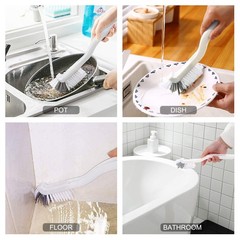 SHUNWEI 2 Pcs Cleaning Brush Small Scrub Brush for Cleaning Sink Bathroom Kit…
