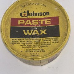 SC Johnson Paste Wax Original Formula Container 35% Full Weighs 13 Oz.