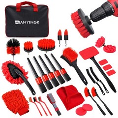 32Pcs Car Detailing Kit Brush Set Drill Brush Auto Cleaning Brushes (74 chars)