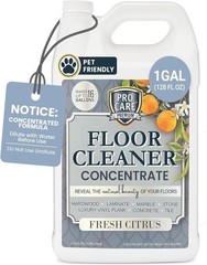 Eco-Friendly Citrus Floor Cleaner Concentrate – 1 Gallon for Streak-Free Floors