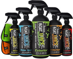 Luxury Boat Cleaning Kit | Interior Vinyl Seat Cleaner, Exterior