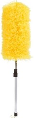 Telescopic Microfiber Duster w/ Extension Pole, Scratch Free (Yellow)