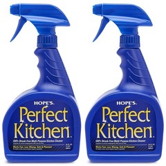 HOPE’S Perfect Kitchen Cleaner Spray – 32 Oz 32 Fl (Pack of 2), 32 Ounce