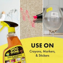 Adhesive Remover Spray Gel 3 Pack Citrus Clinging Goo & Sticker Remover