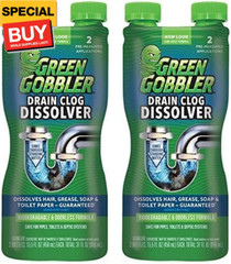 Drain Clog Dissolver, Drain Opener-Cleaner,Toilet Clog Remover, 31 oz (Pack of 2