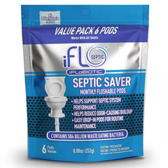 8.8 Oz. Septic Saver Flushable Toilet Pods 6 Count