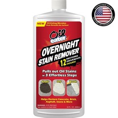 Deep Cleaning Oil Stain Remover – Ideal for Garages, Concrete & Brick – 32 Oz