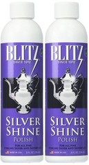 Blitz Silver Shine Polish Liquid Silver Polish for Sterling and Pack of 2