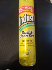 Endust® Multi-Surface Dusting and Cleaning Spray, Lemon Zest, Aerosol, 12.5 oz.