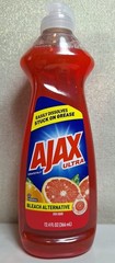 Ajax Ultra Bleach Alternative Dish Liquid Grapefruit 12.4 Oz, 4 New Available
