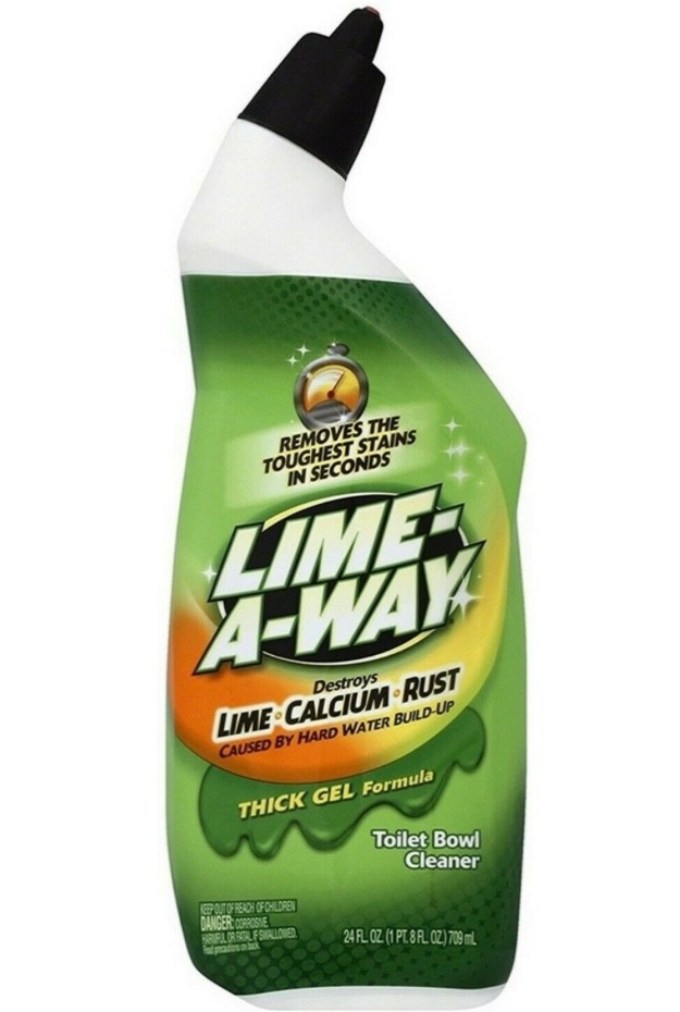 Lime-A-Way Lime Away Thick Gel Formula Toilet Bowl Cleaner 24 Fl Oz