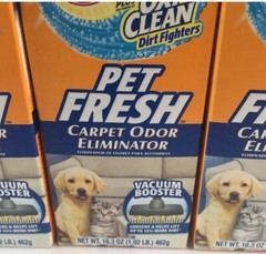 ARM & HAMMER PET FRESH + OXI CLEAN CARPET ODOR ELIMINATOR Of 3~16.3 OZ. Each..1l