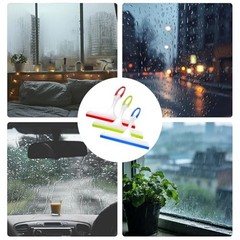 3pcs Shower Squeegee Set for Glass Doors, Windows & Mirrors