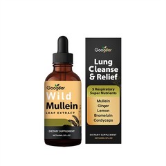 Herbal Leaf Extract Organic for Lung Natural Lung Cleanse Drops Wild Mullein~US