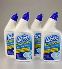 The Work Classic Clean Toilet Bowl Cleaner 24 fl oz – Lot Of 4‼️