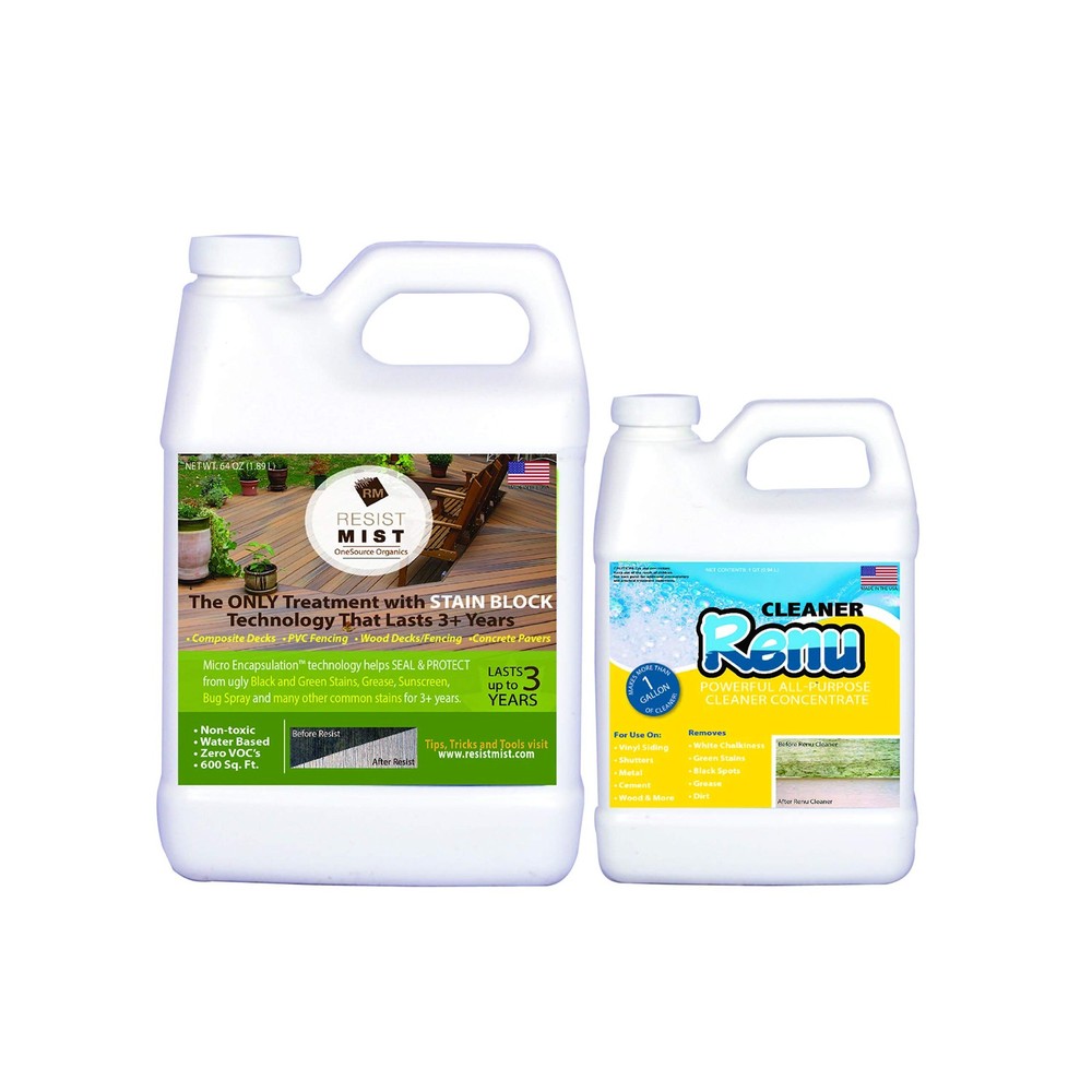 Deck Armor Sealer-Never Scrub Again Composite Deck Treatment & Premium Cleane…