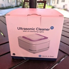 Ultrasonic Cleaner Pro with UV Sterilizing Light White