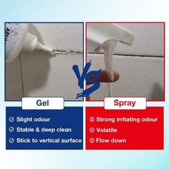Versatile Cleaning Gel for Tiles & Surfaces – 10 Fl Oz All-Purpose Cleaner