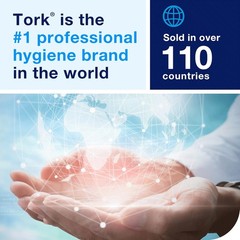 Tork Hand Towel Roll White H80, Universal, 100% Recycled Fiber, 6 Rolls x 630