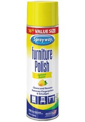 Sprayway SW012R Lemon Scent Furniture Polish Spray 16 oz. (Pack of 6)