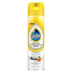 Lot Of 2 Cans Pledge Expert Care Granite & Stone Polish Orange Scent Spray 9.7oz