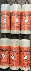 🍁(6pk) Mrs. MEYERS Clean Day Fall Leaves Scent Dish Soap 16oz Each