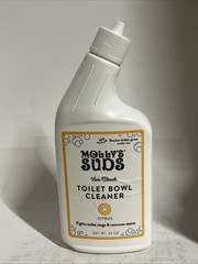 3x Molly’s Suds Toilet Bowl Cleaner (Non-Bleach) | 98% Plant-Based 23oz Citrus
