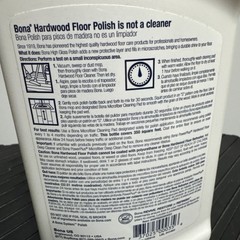 Bona Hardwood Floor Polish Quick & Easy Polishing HIGH GLOSS 24 fl oz bottle NEW