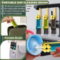3 in 1 Cup Lid Cleaning Brush, Portable Cup Cleaner Brush, New Water Bottle Lid