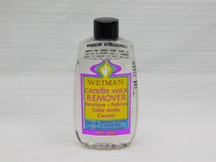 Weiman Candle Wax Remover Furniture Fabric Carpet 4 Fl. Oz. Black Cap Bottle Vtg