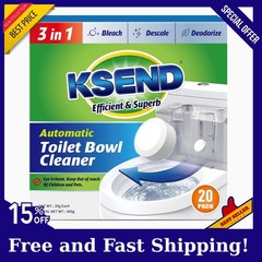 Toilet Bowl Cleaner Tablets 20 PCS – Automatic Toilet Bowl Cleaners with Bleach,