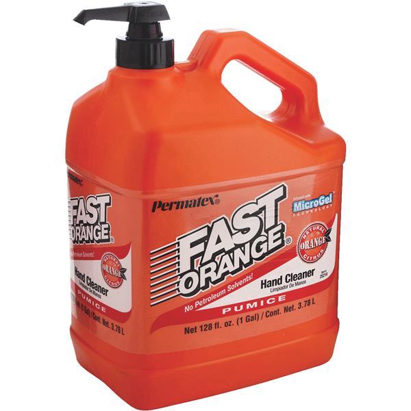 (4)-Permatex 1 Gal Solvent-Free High-Quality Fast Orange Citrus Hand Cleaner