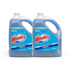 2 Pack – Windex 128 oz. Commercial Original Glass Cleaner Refill- Fast Shipping