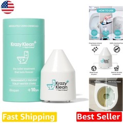 Effortless Toilet Cleaner Drop-In, Chemical-Free, Hard Water Solution, 1 Unit