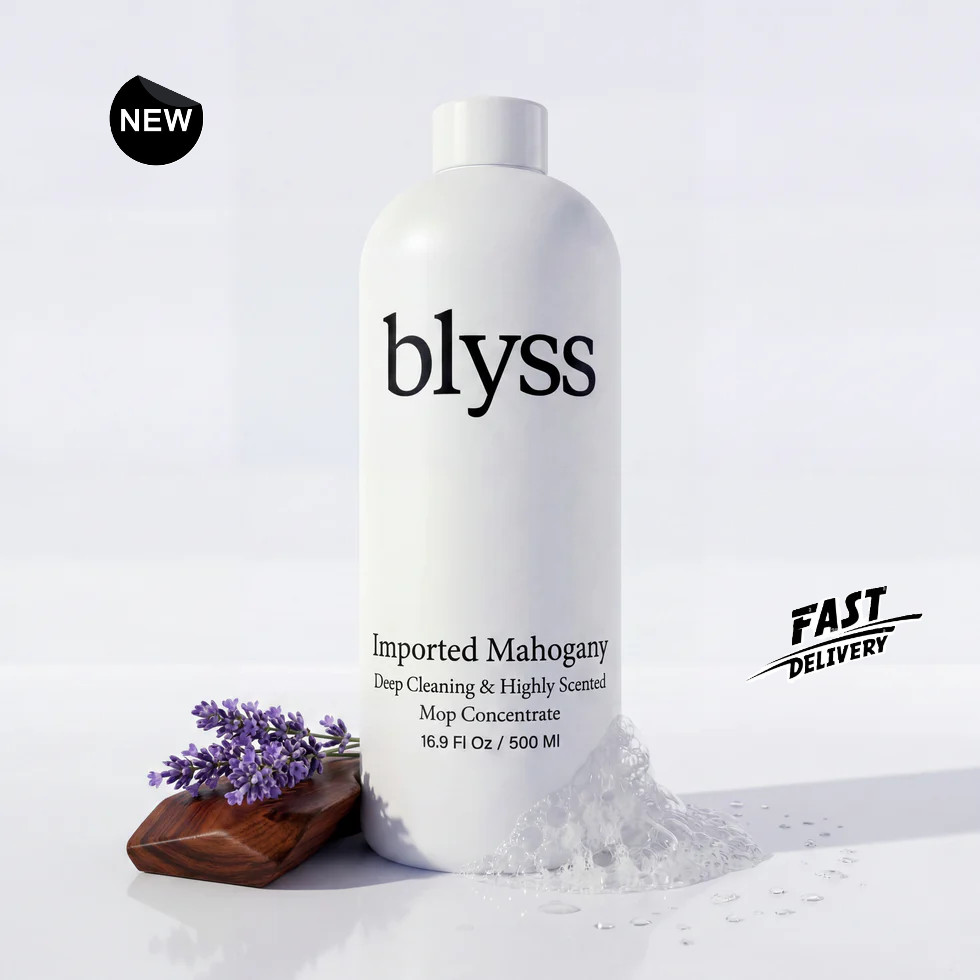 Blyss Mop Soap Concentrate Imported Mahogany 16.9 Fl Oz