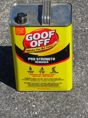 1 Gallon Goof Off Pro Strength Remover -Adhesive/Glue , Paint, Asphalt, Tar