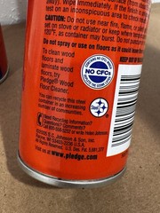 2 New Pledge Furniture Polish Clean & Shine Orange 12.5 oz Dust Spray 2005