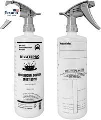 32Oz Dilution Spray Bottle with Printed Mixing Ratios – Chemical Resistant, Heav